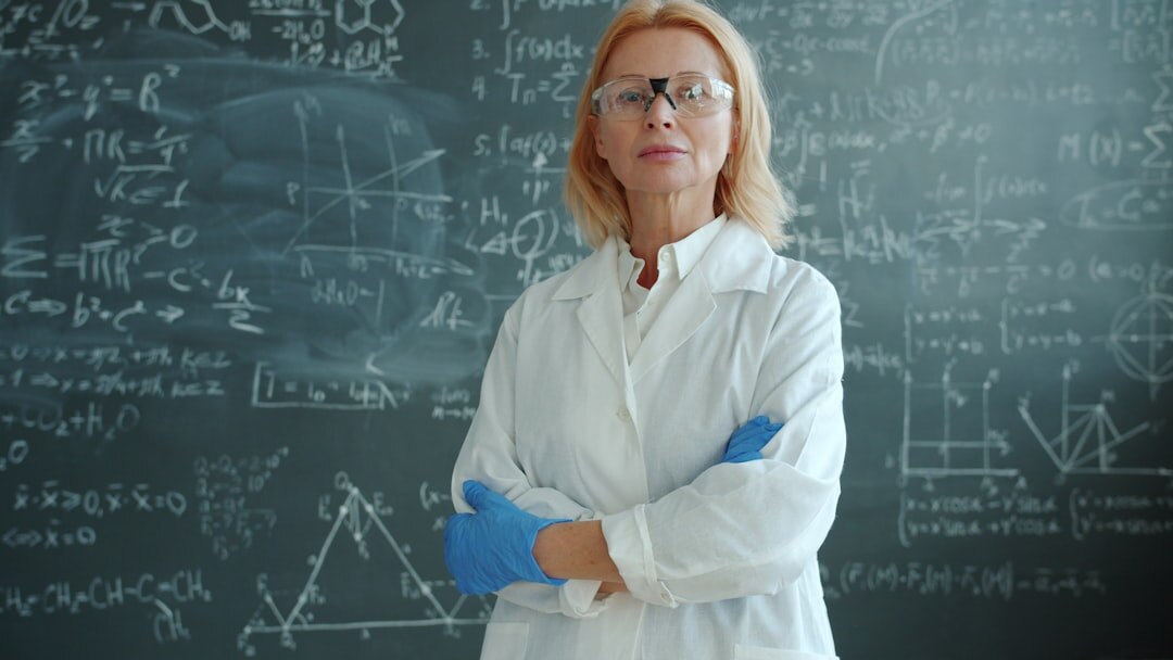 Woman researcher working with technology in innovation lab