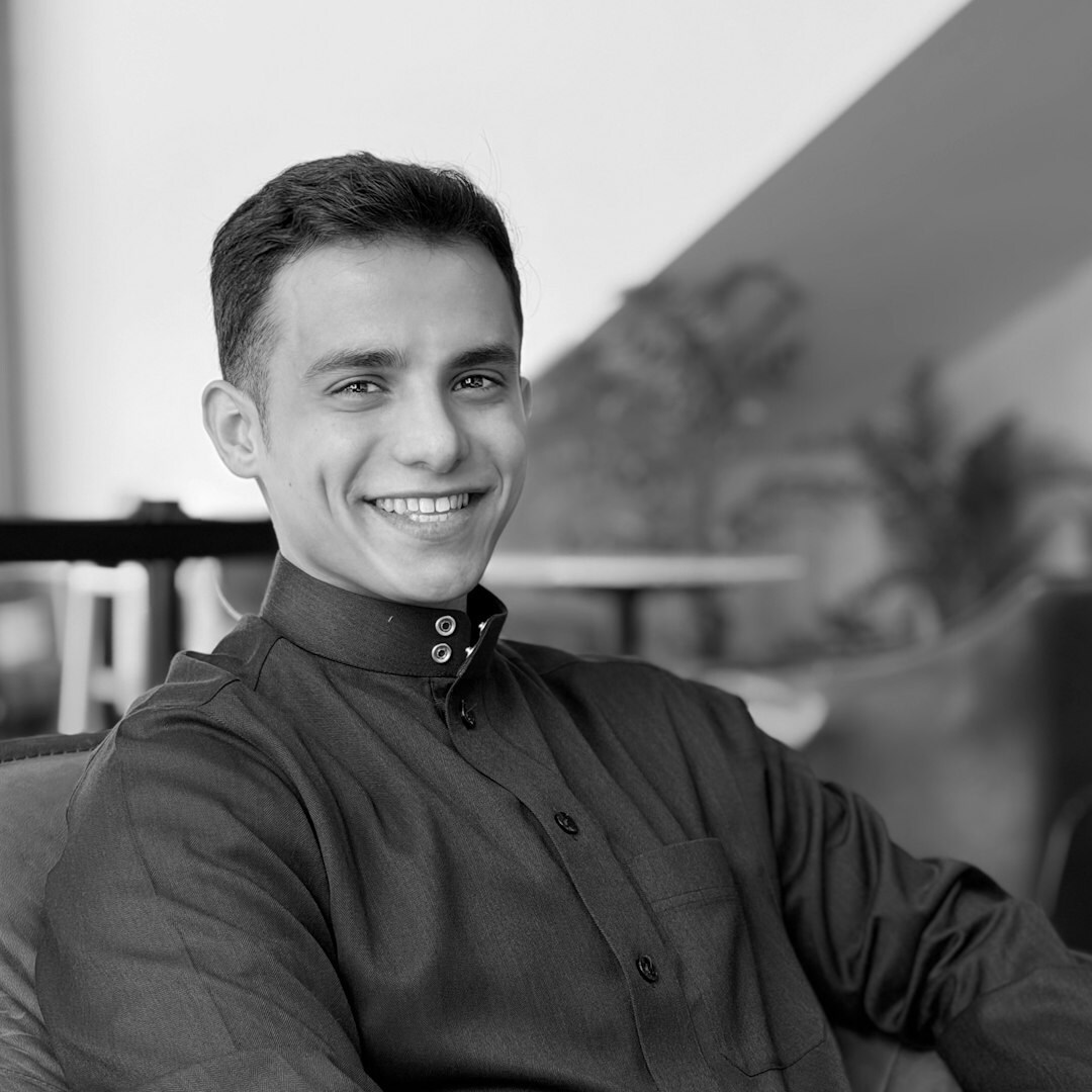 Young professional man smiling portrait